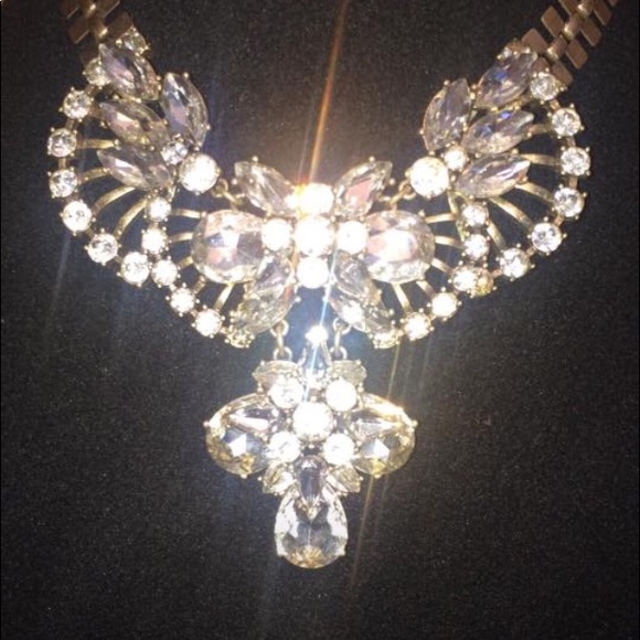 J.Crew Rhinestone Necklace - Picture 2 of 4